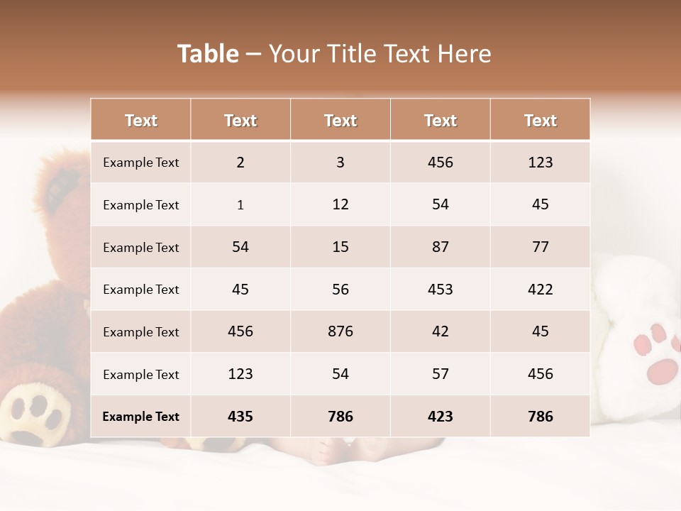 Infant Smile Face PowerPoint Template