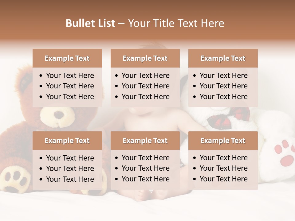 Infant Smile Face PowerPoint Template