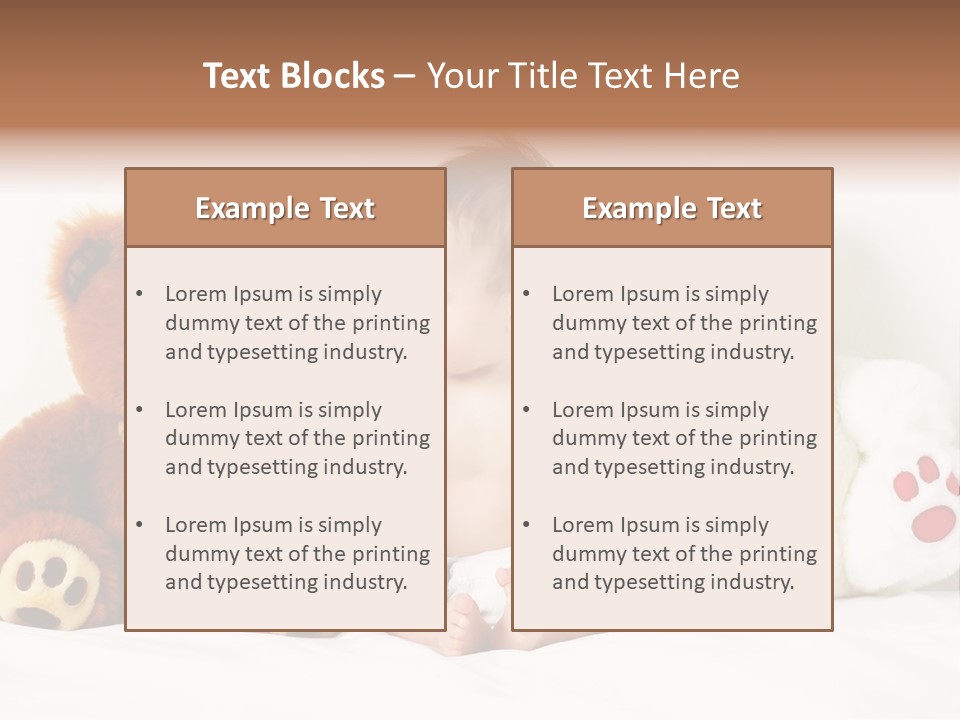 Infant Smile Face PowerPoint Template
