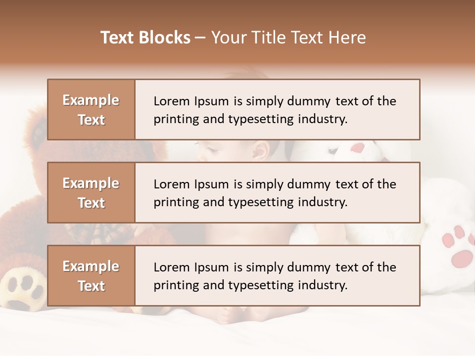 Infant Smile Face PowerPoint Template