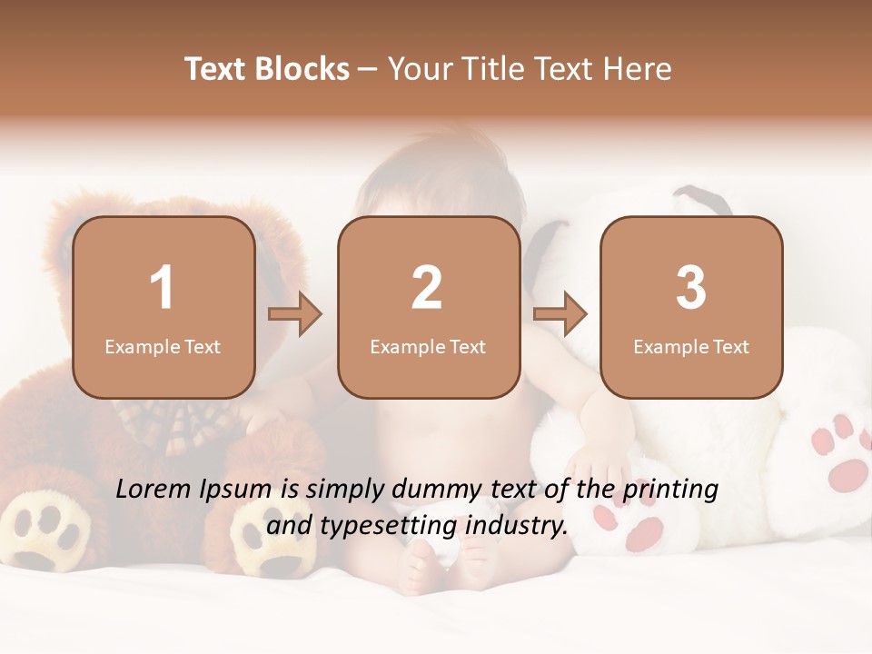 Infant Smile Face PowerPoint Template