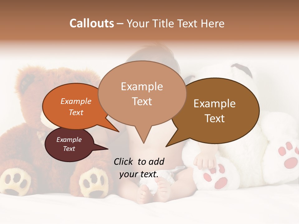 Infant Smile Face PowerPoint Template