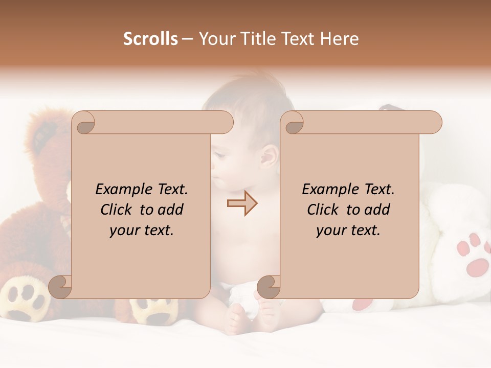 Infant Smile Face PowerPoint Template
