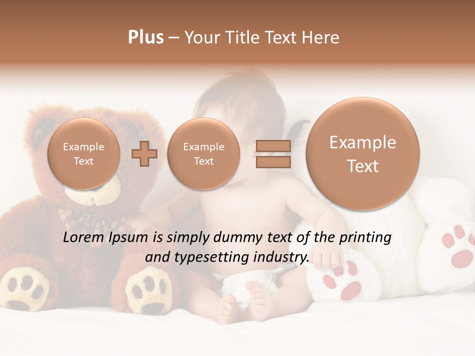 Infant Smile Face PowerPoint Template