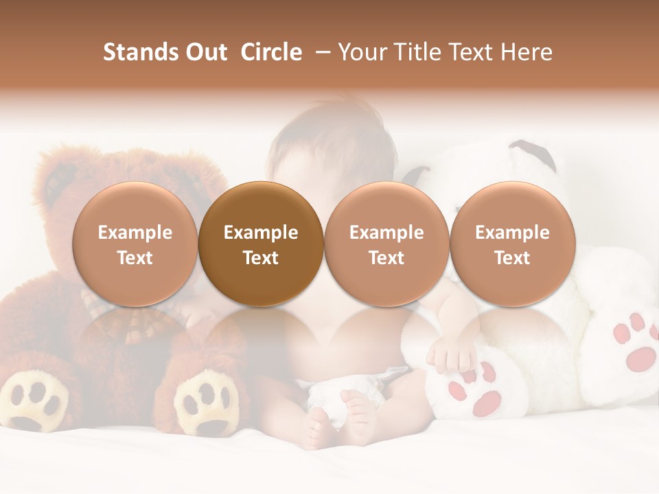 Infant Smile Face PowerPoint Template