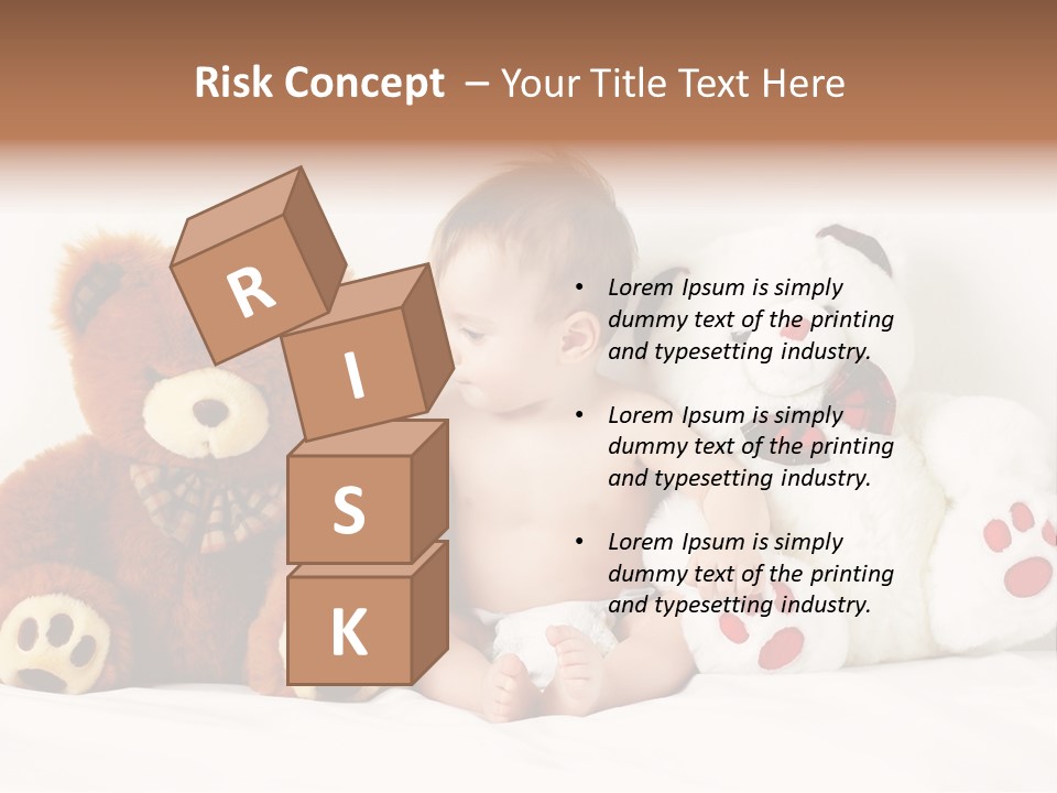 Infant Smile Face PowerPoint Template