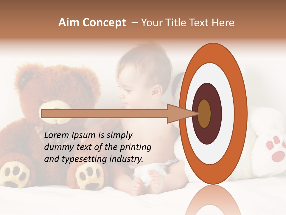 Infant Smile Face PowerPoint Template