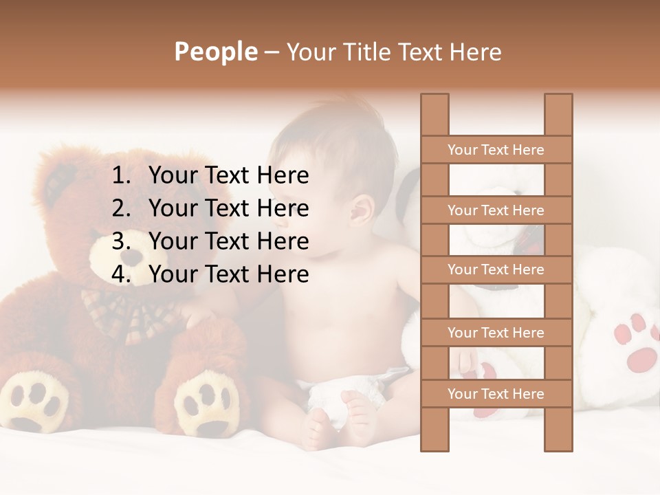 Infant Smile Face PowerPoint Template