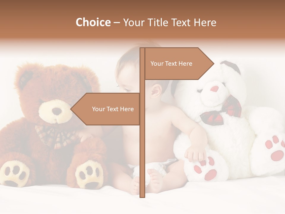 Infant Smile Face PowerPoint Template