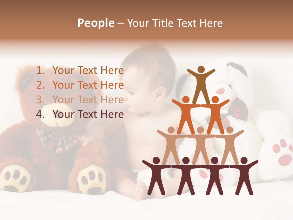 Infant Smile Face PowerPoint Template