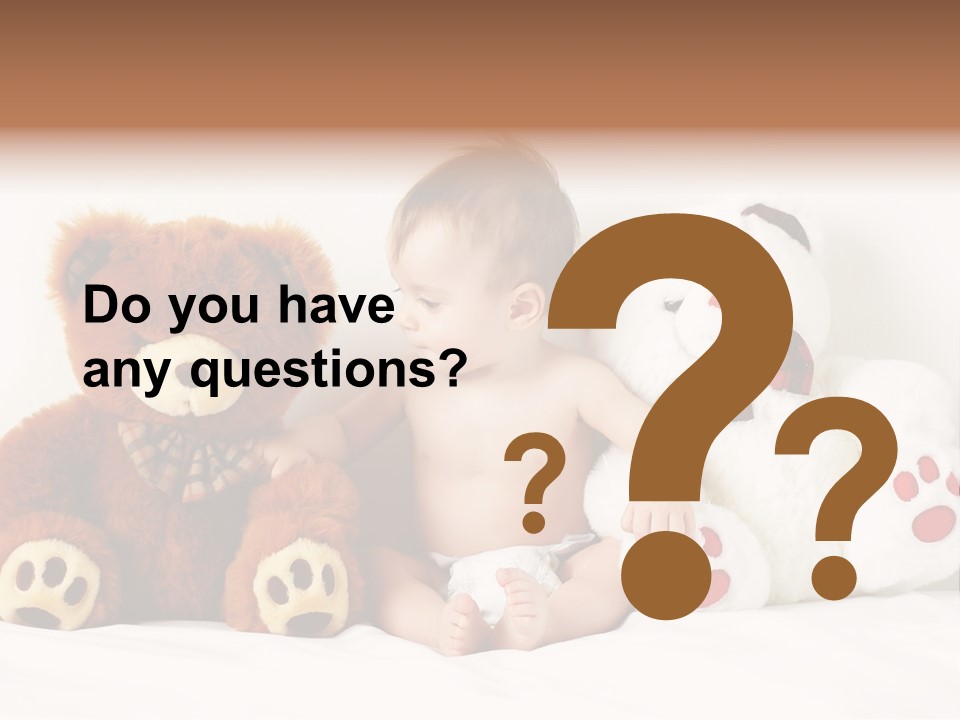 Infant Smile Face PowerPoint Template