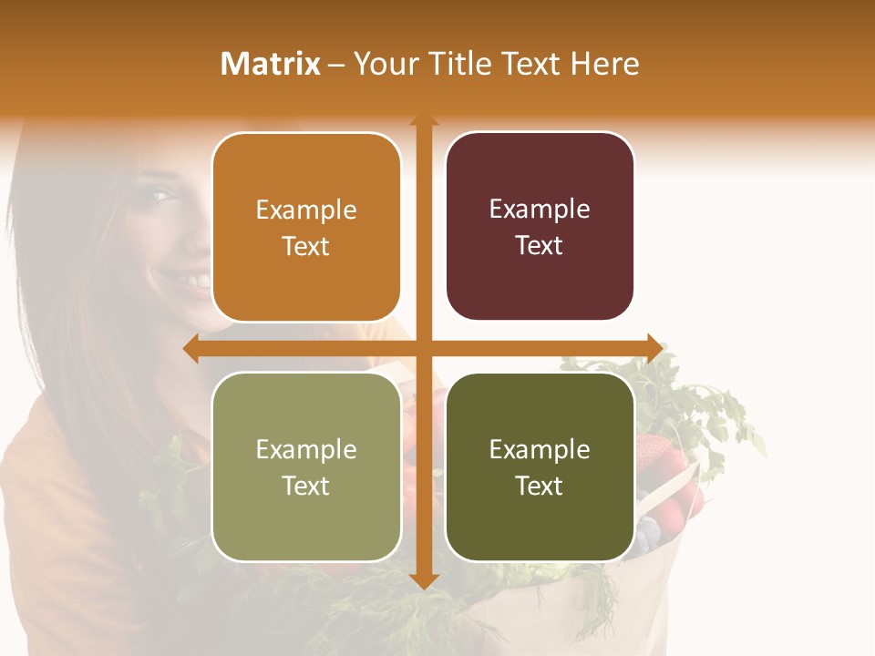 Mall Hand Hold PowerPoint Template