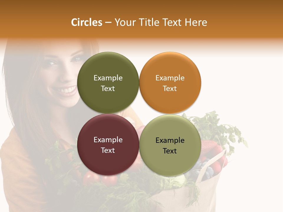 Mall Hand Hold PowerPoint Template