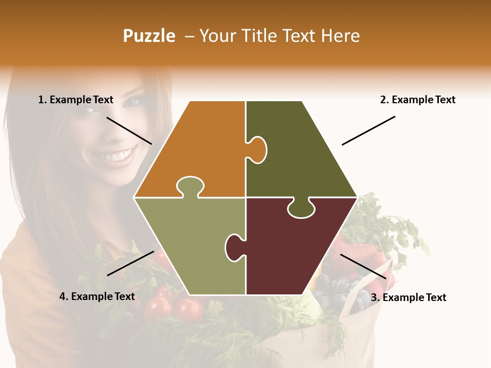 Mall Hand Hold PowerPoint Template