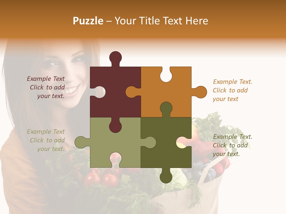 Mall Hand Hold PowerPoint Template