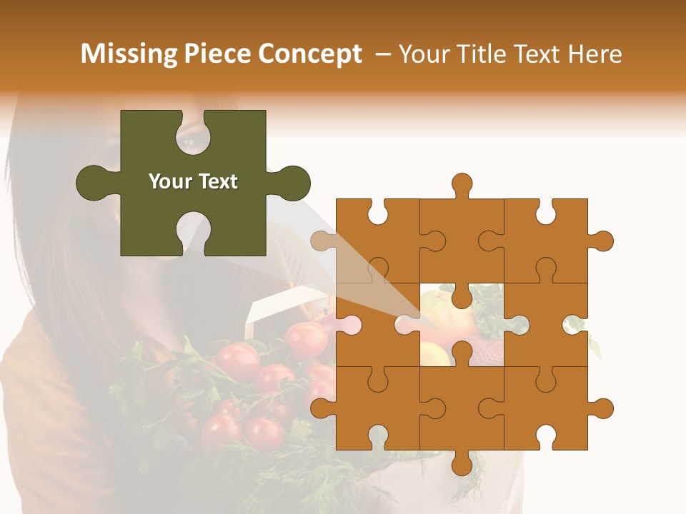 Mall Hand Hold PowerPoint Template