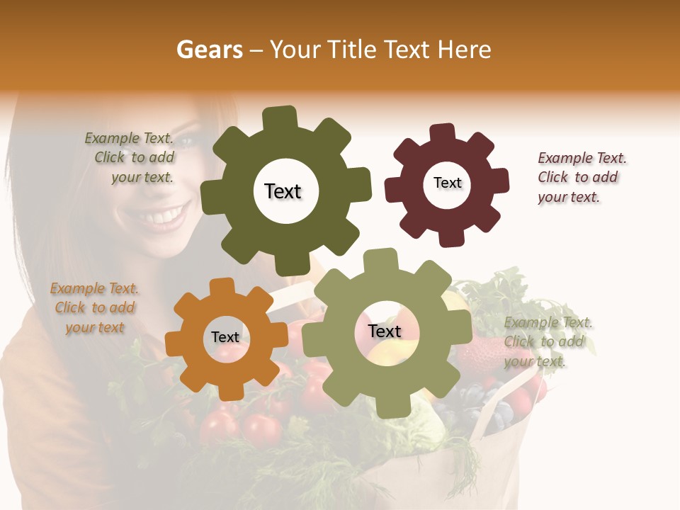 Mall Hand Hold PowerPoint Template