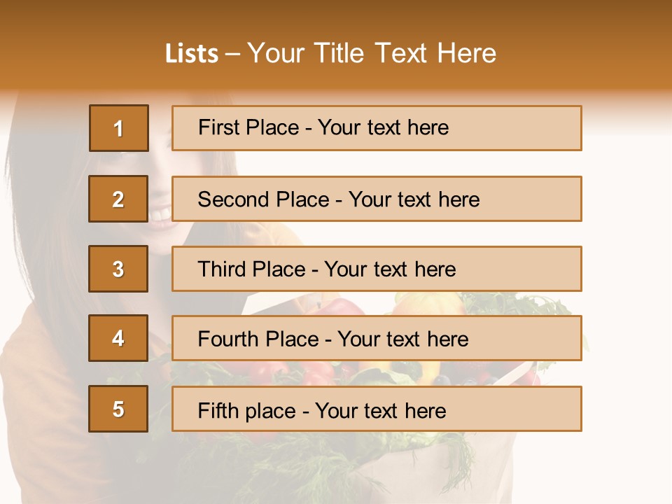 Mall Hand Hold PowerPoint Template