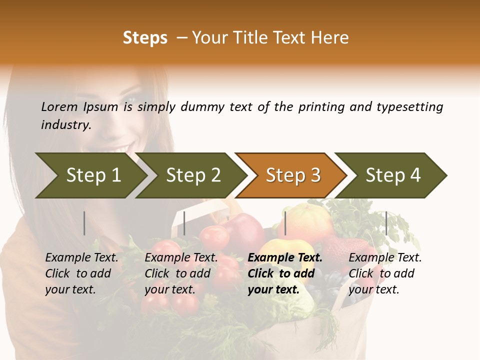 Mall Hand Hold PowerPoint Template