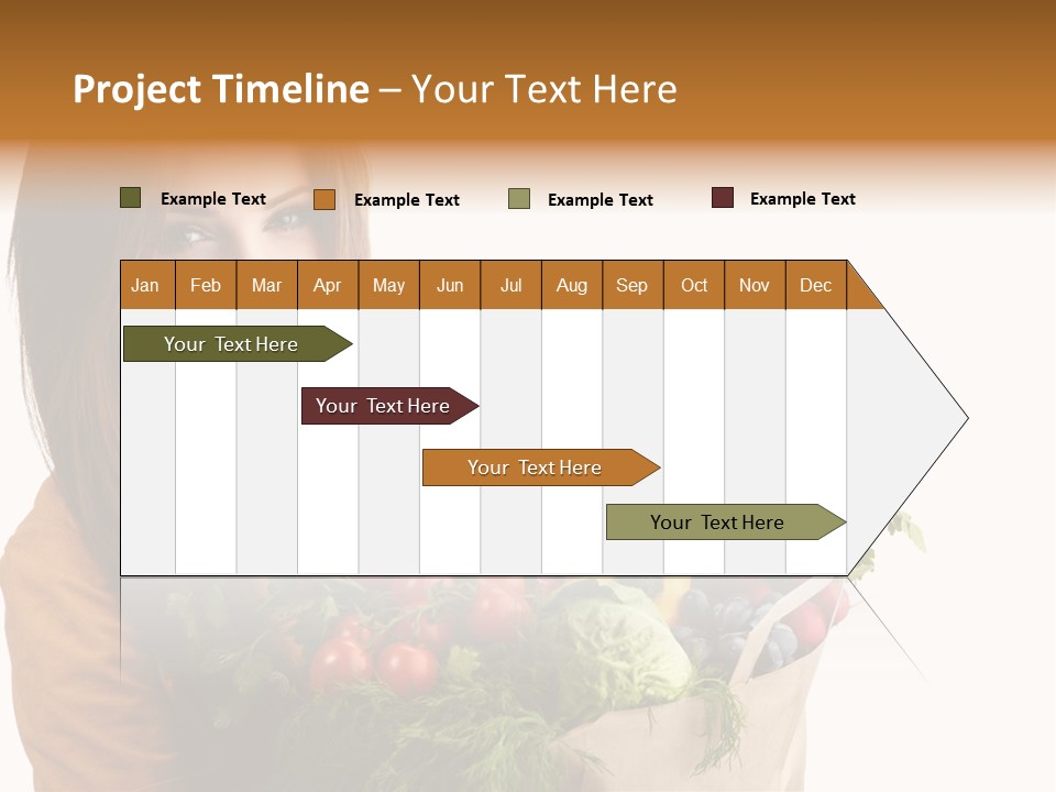 Mall Hand Hold PowerPoint Template