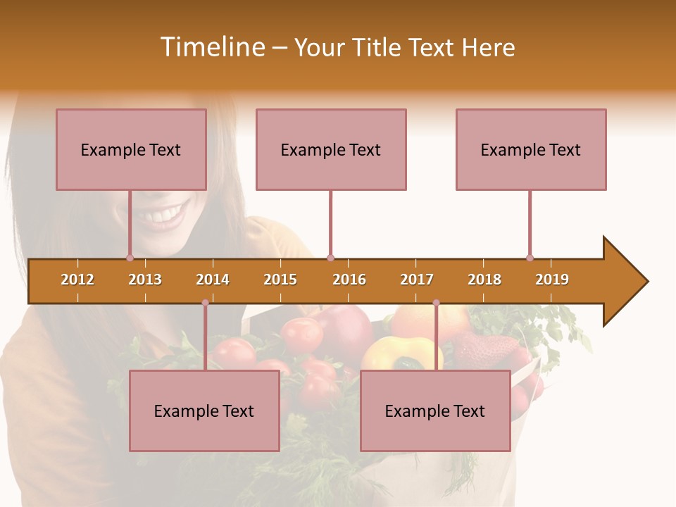 Mall Hand Hold PowerPoint Template