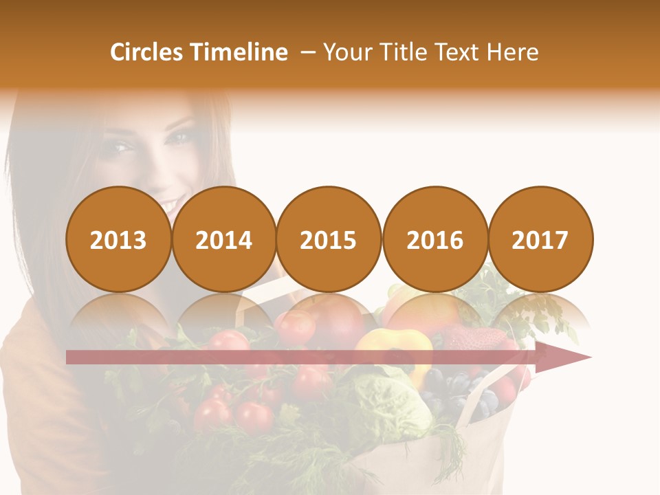 Mall Hand Hold PowerPoint Template