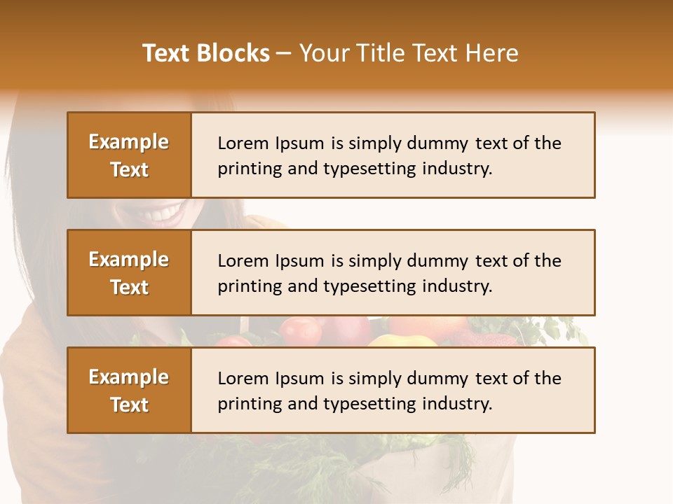 Mall Hand Hold PowerPoint Template