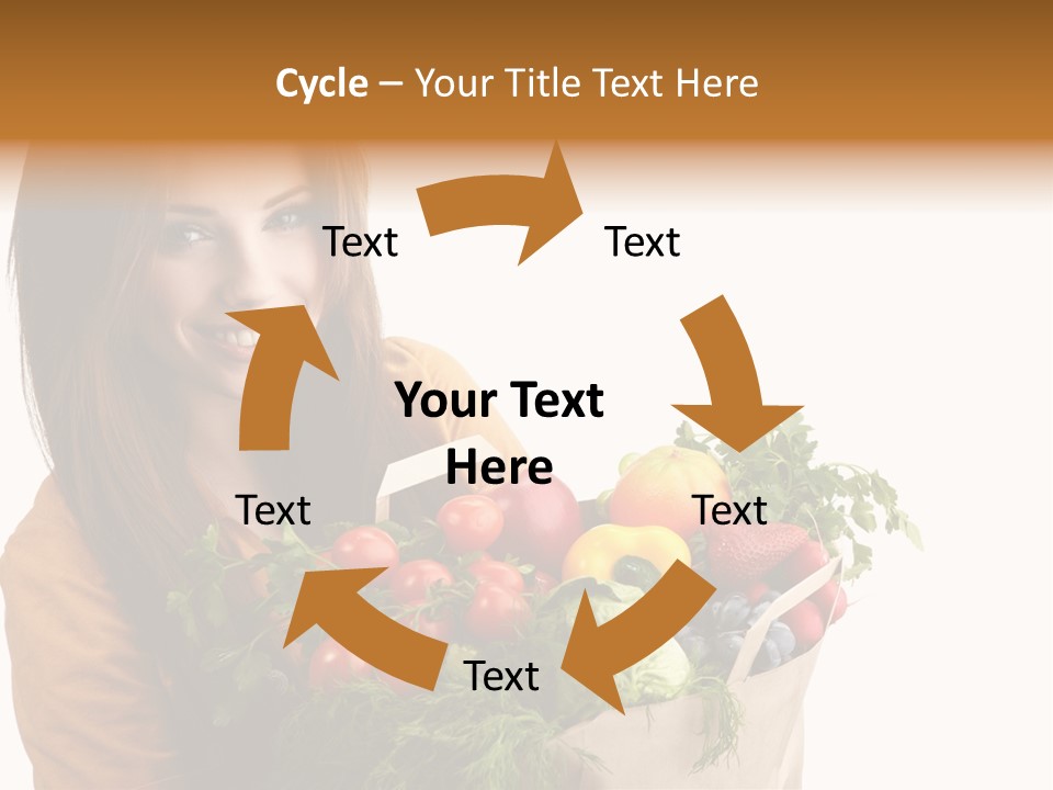 Mall Hand Hold PowerPoint Template