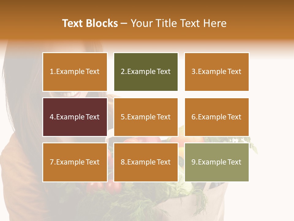Mall Hand Hold PowerPoint Template