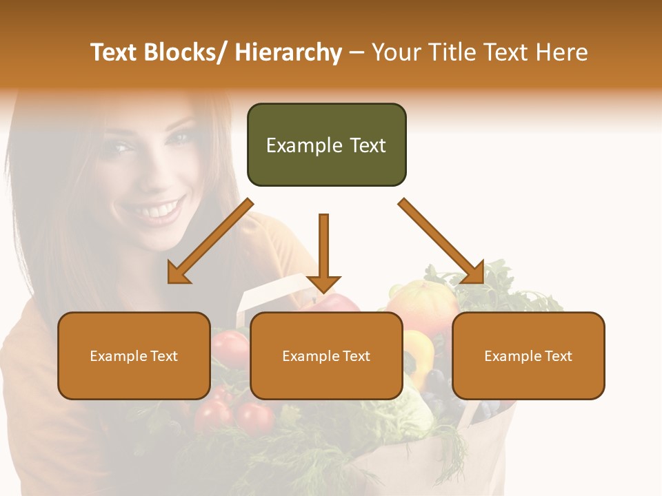 Mall Hand Hold PowerPoint Template
