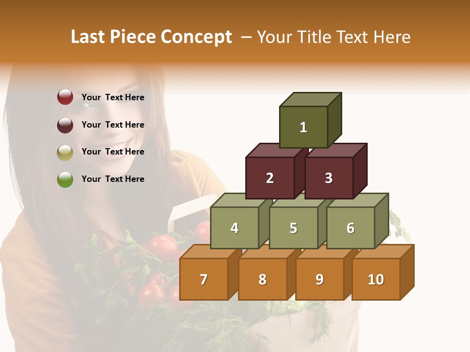 Mall Hand Hold PowerPoint Template
