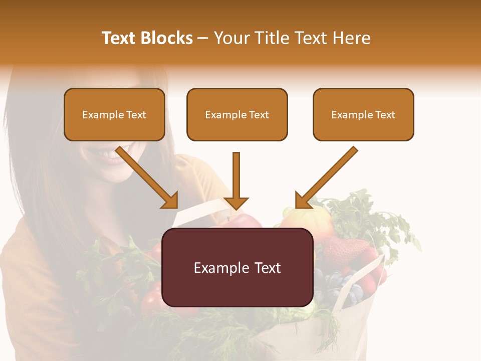 Mall Hand Hold PowerPoint Template