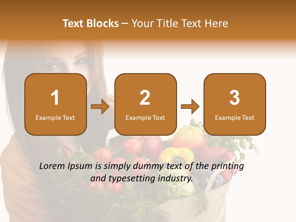 Mall Hand Hold PowerPoint Template