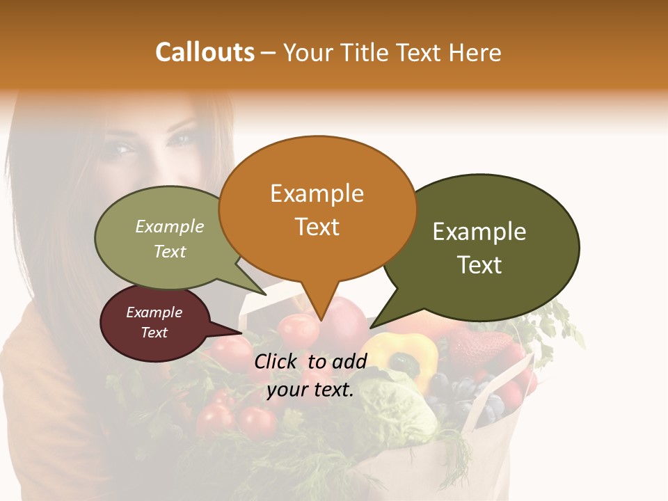 Mall Hand Hold PowerPoint Template