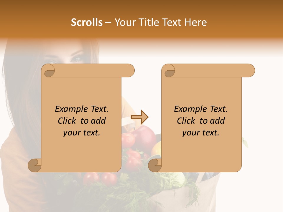 Mall Hand Hold PowerPoint Template