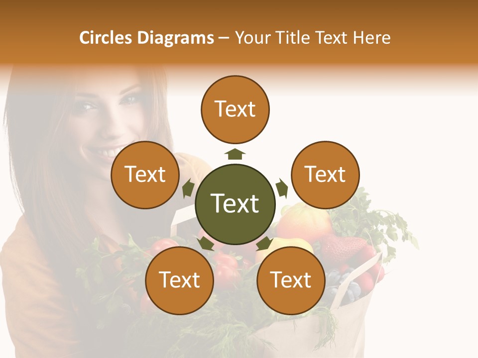 Mall Hand Hold PowerPoint Template