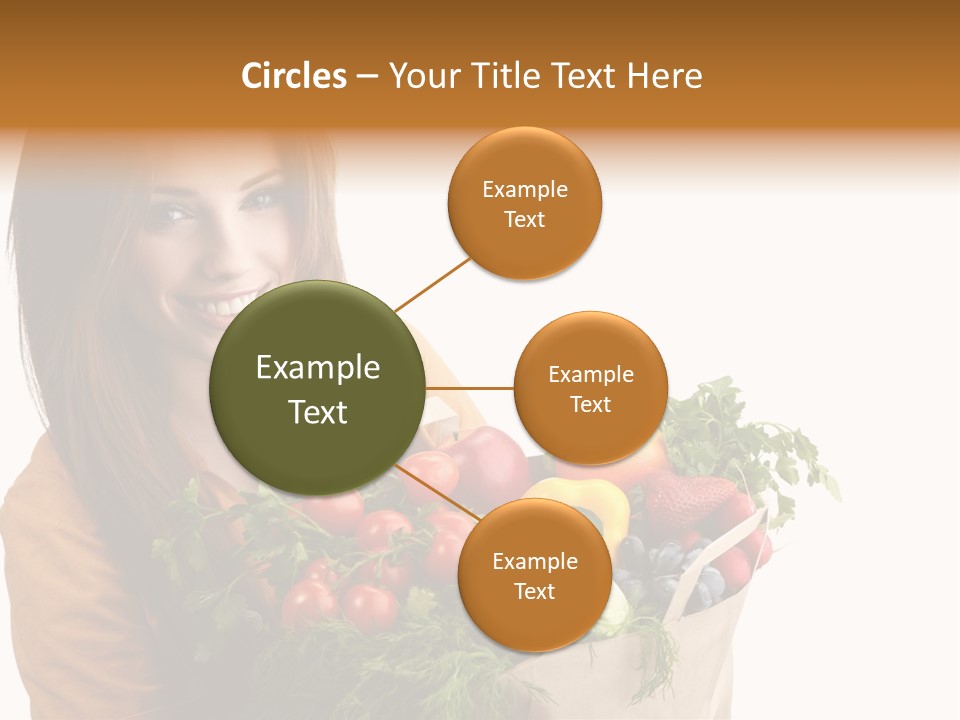 Mall Hand Hold PowerPoint Template