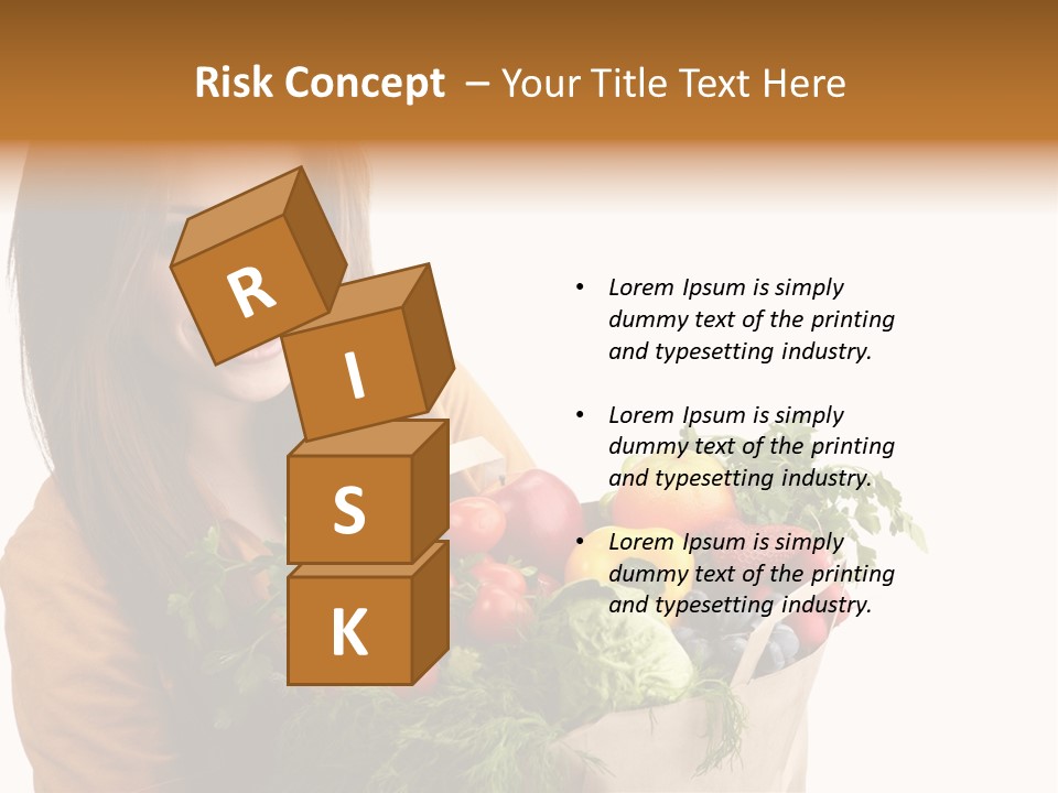 Mall Hand Hold PowerPoint Template