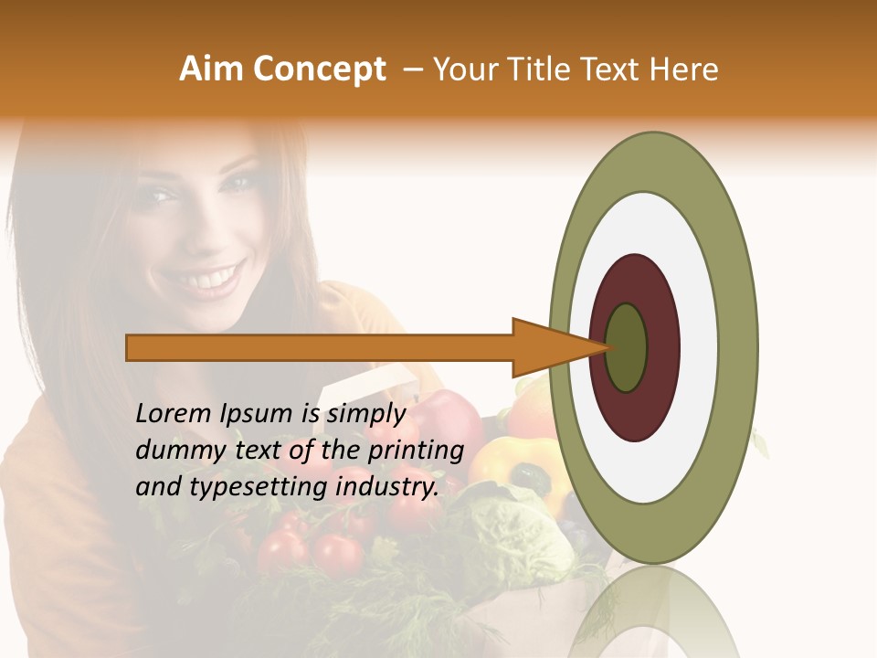 Mall Hand Hold PowerPoint Template