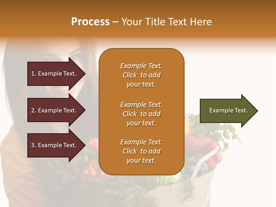 Mall Hand Hold PowerPoint Template