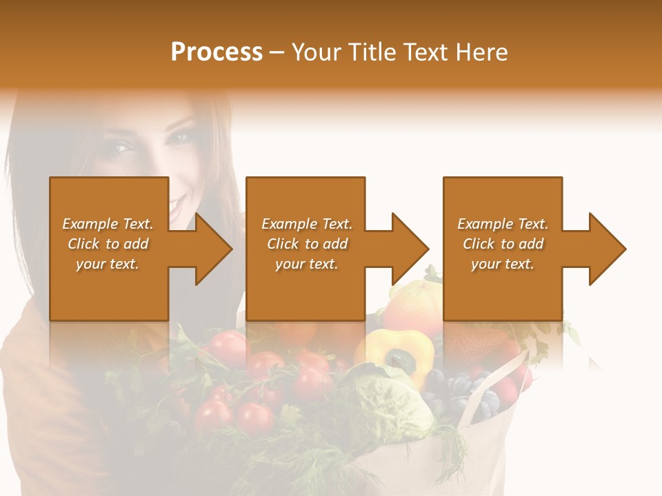 Mall Hand Hold PowerPoint Template