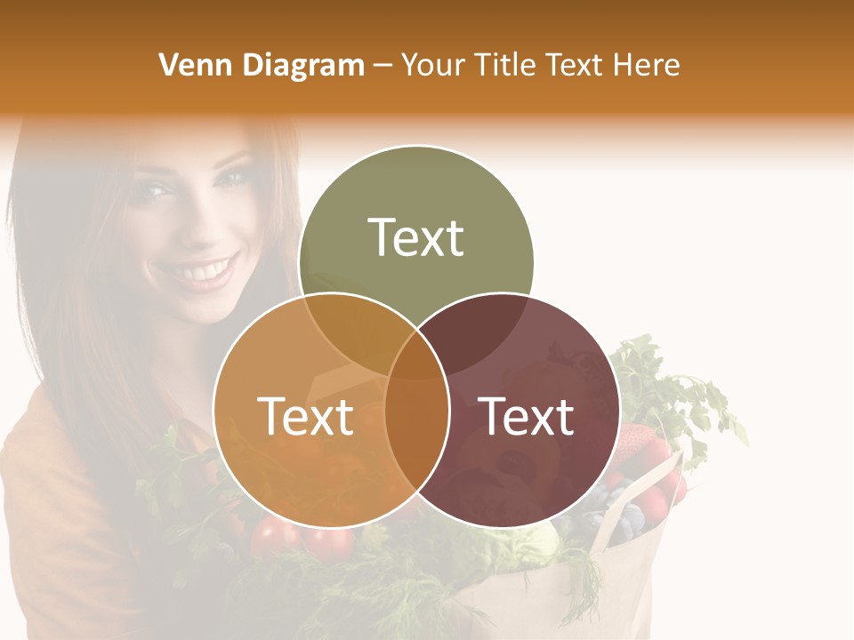 Mall Hand Hold PowerPoint Template