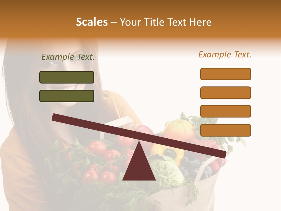 Mall Hand Hold PowerPoint Template