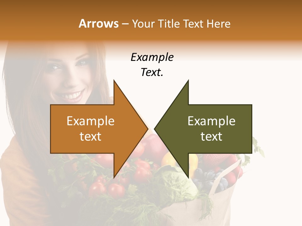 Mall Hand Hold PowerPoint Template