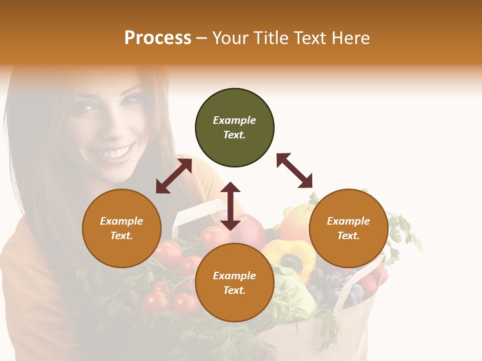 Mall Hand Hold PowerPoint Template