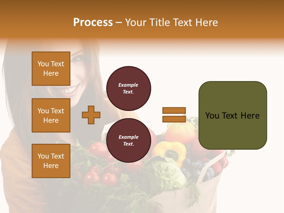 Mall Hand Hold PowerPoint Template