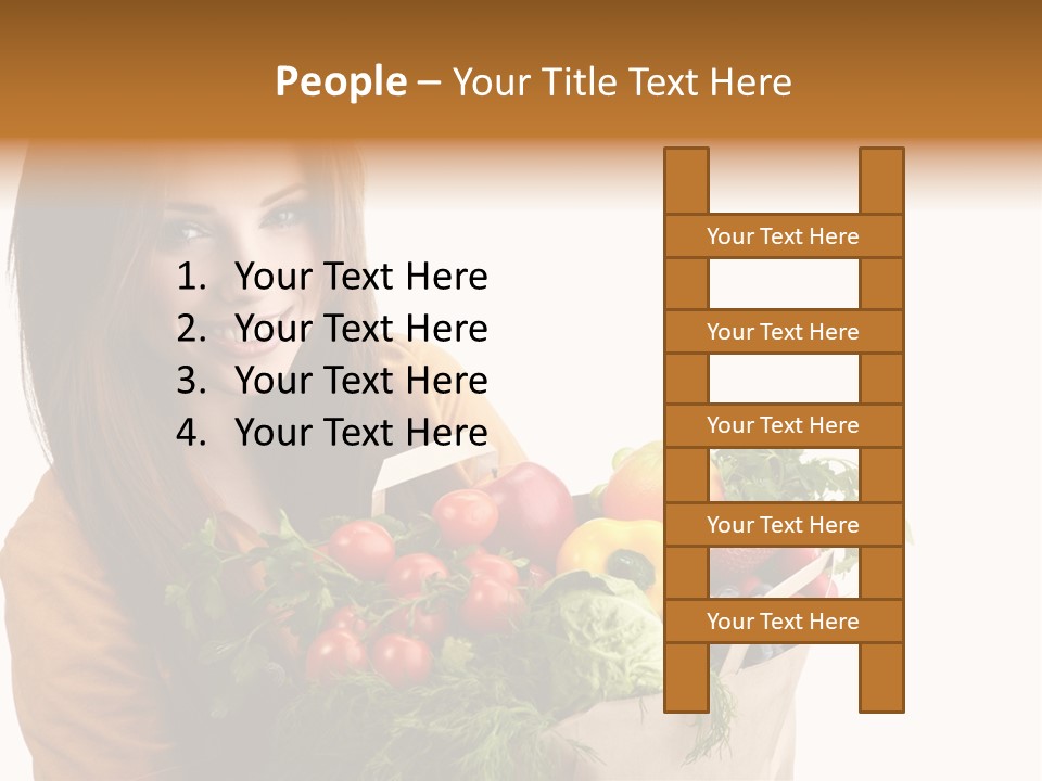 Mall Hand Hold PowerPoint Template