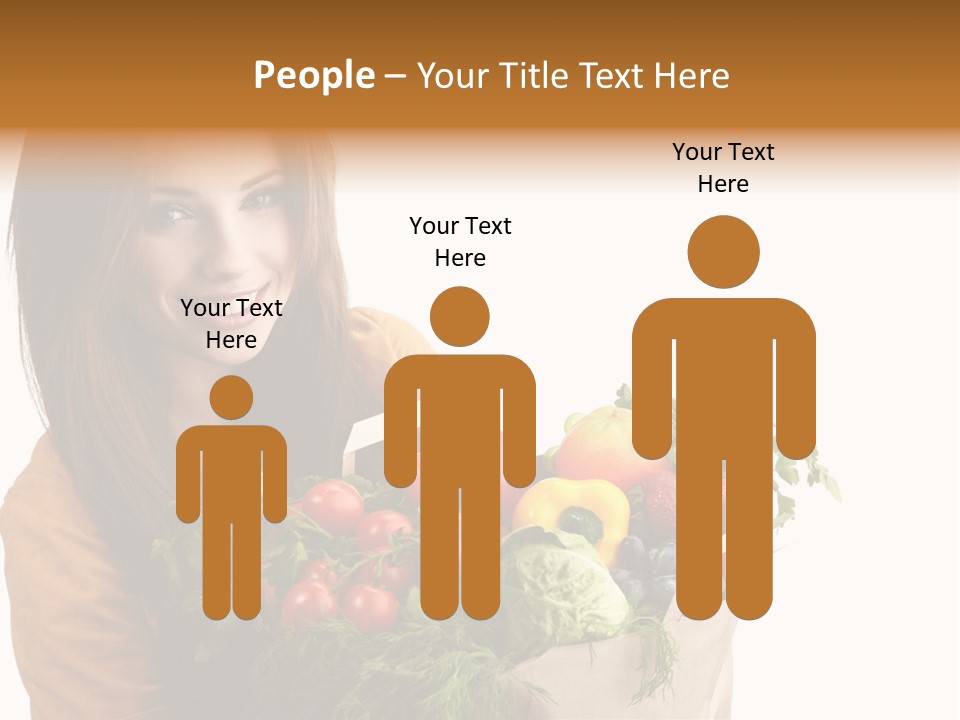 Mall Hand Hold PowerPoint Template