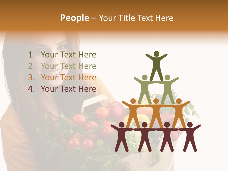 Mall Hand Hold PowerPoint Template