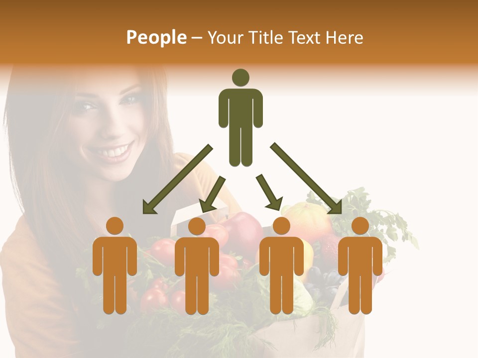 Mall Hand Hold PowerPoint Template